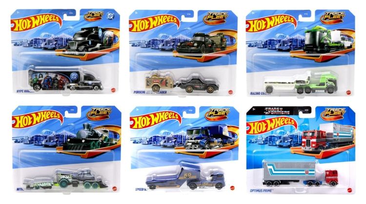 MATTEL Hot Wheels Track Fleet cm In blister (xcm) assortite…x6